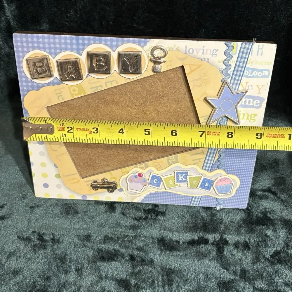 Baby Decorative Photo Frame 4x6 Cupcake Car Baby